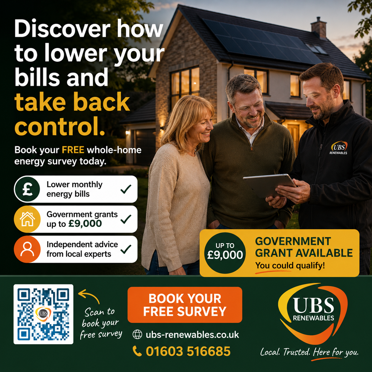 UBS Renewables Facebook ad