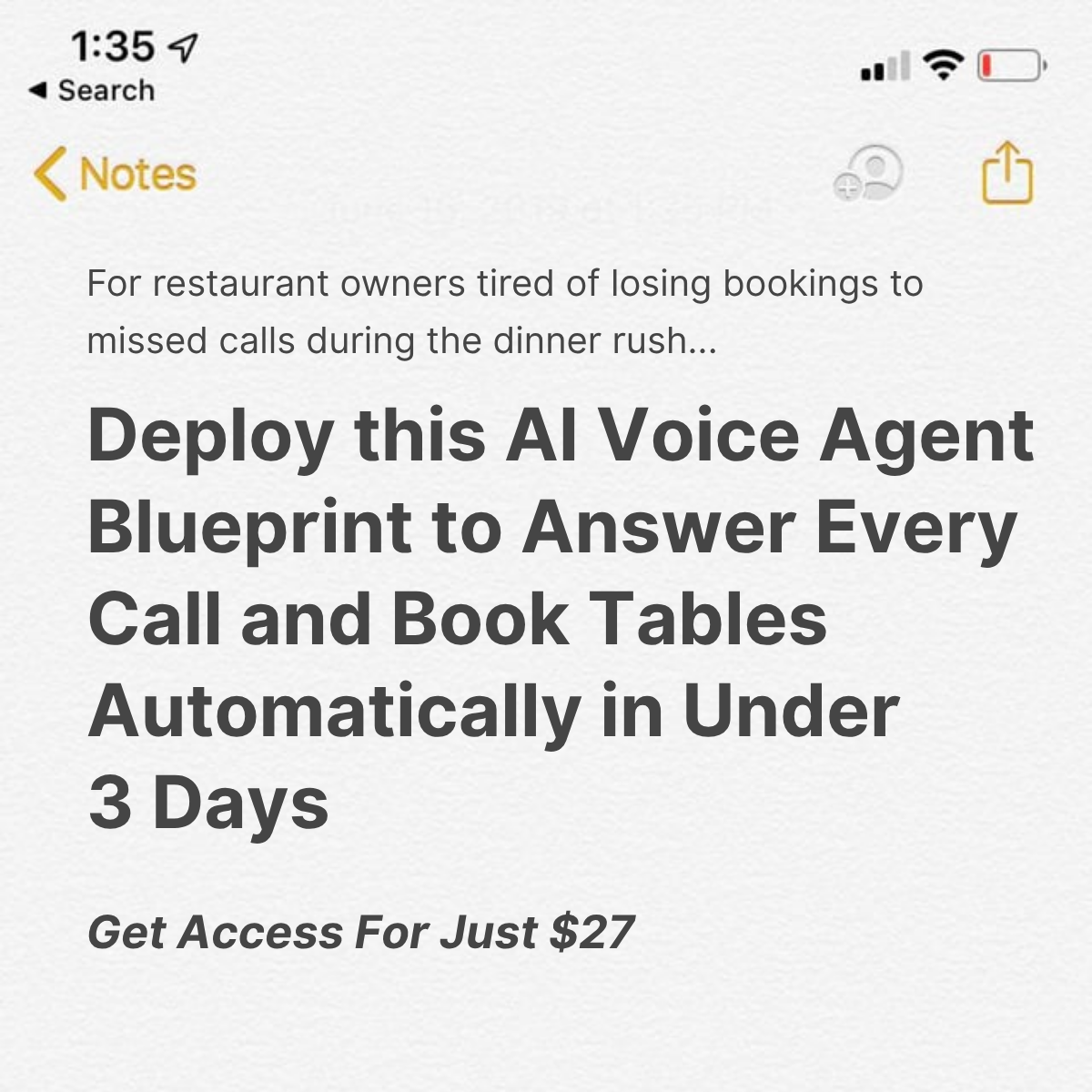 Velinor AI Solutions Facebook ad