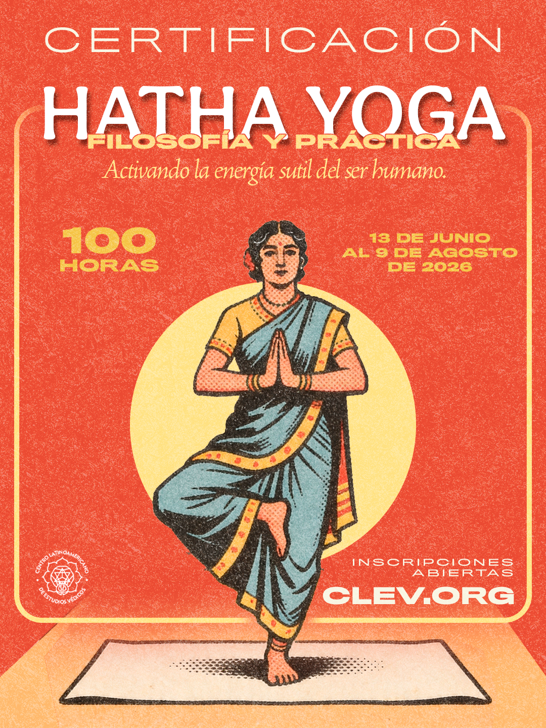 Centro Latinoamericano de Estudios Védicos - CLEV Facebook ad: El Yoga de la tradición original