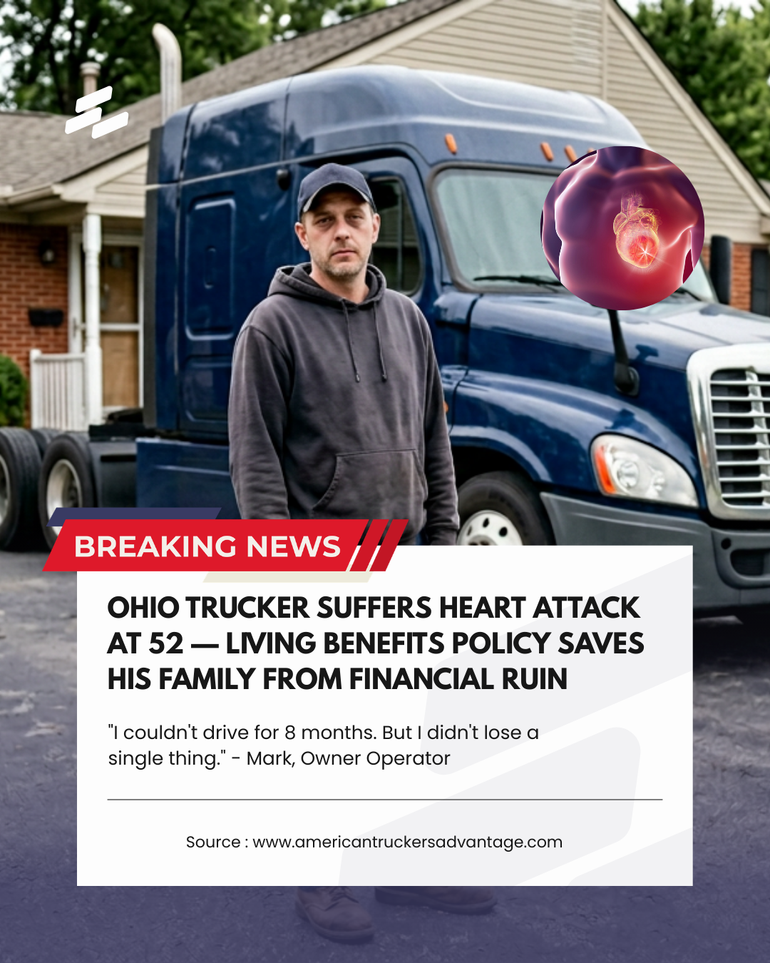 American Truckers Advantage Facebook ad