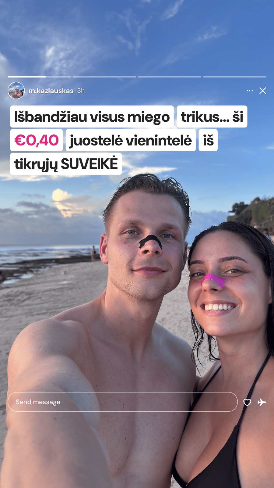 Stripz Facebook ad