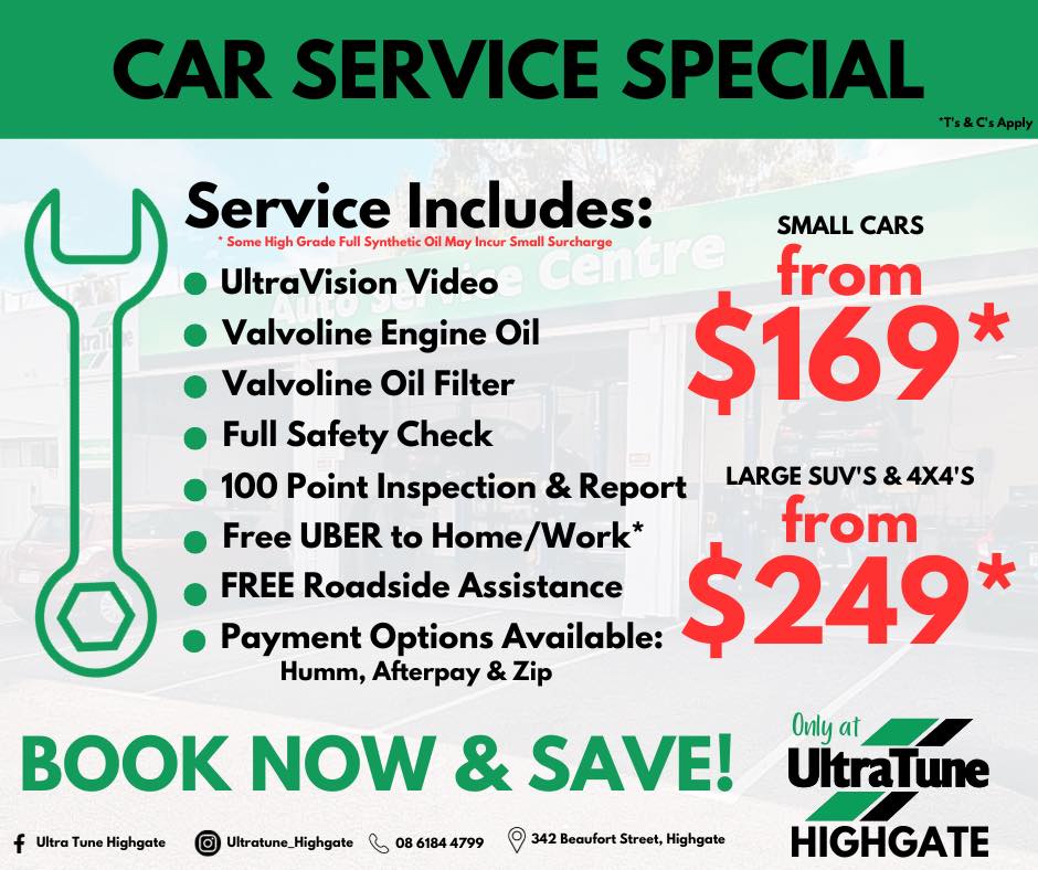 UltraTune Highgate Facebook ad: Don't let car troubles hold you back!