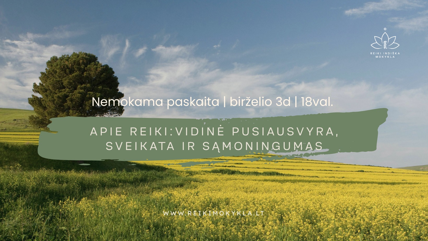 Indiška Reiki mokykla Facebook ad