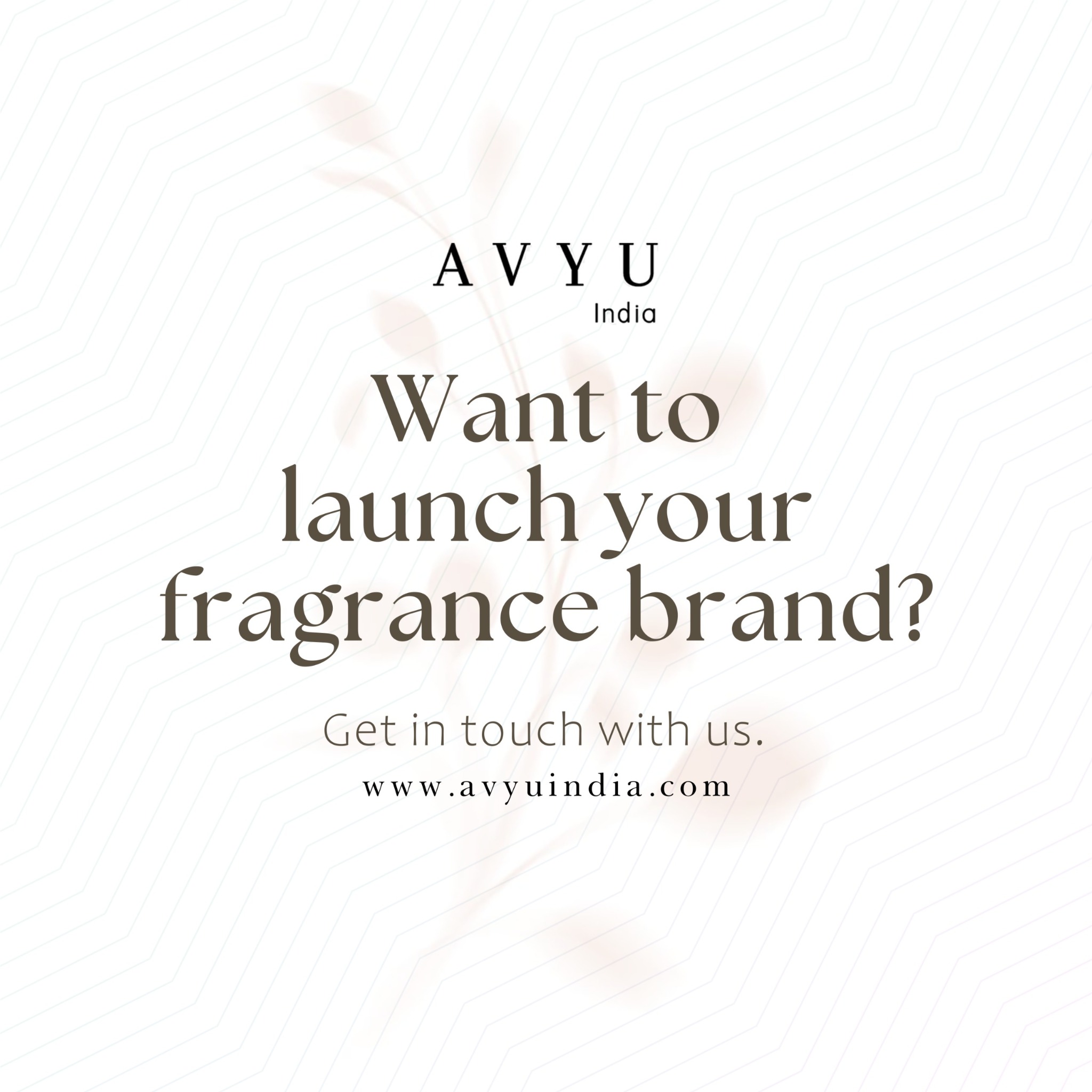 Avyu India Facebook ad: Turn your signature scent into a business.