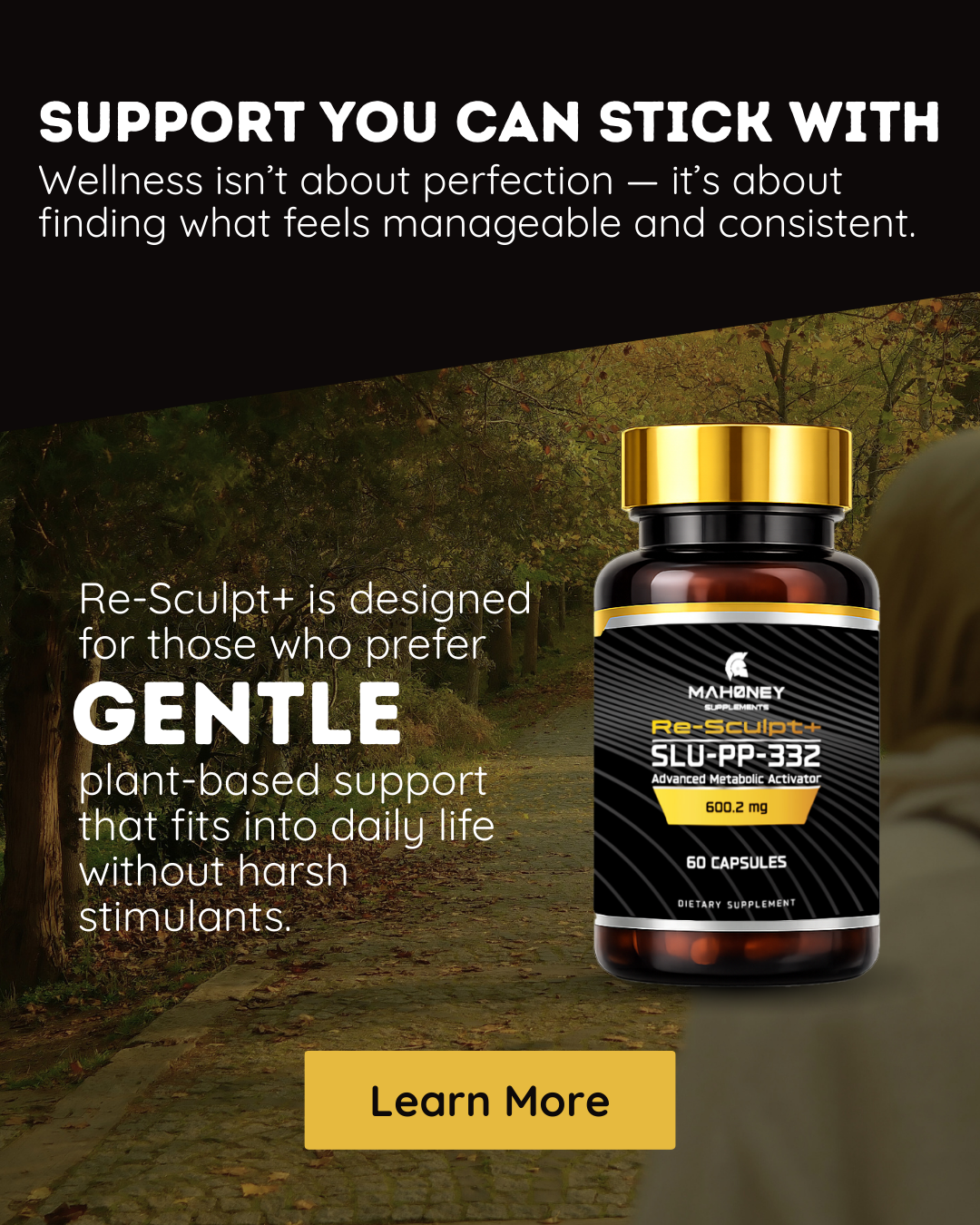 Mahoney Supplements Facebook ad