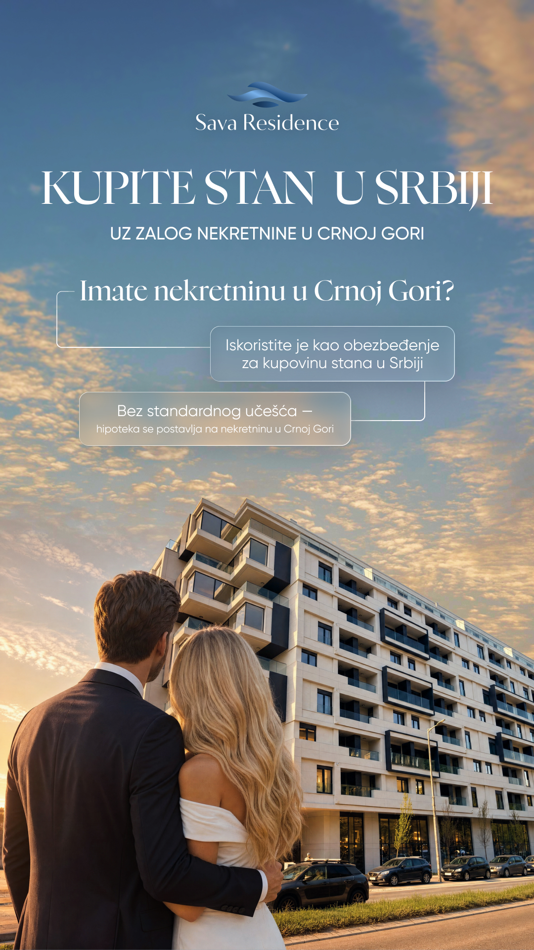 Sava Residence Facebook ad: VAŽNA VEST ZA KUPCE IZ CRNE GORE KOJI…