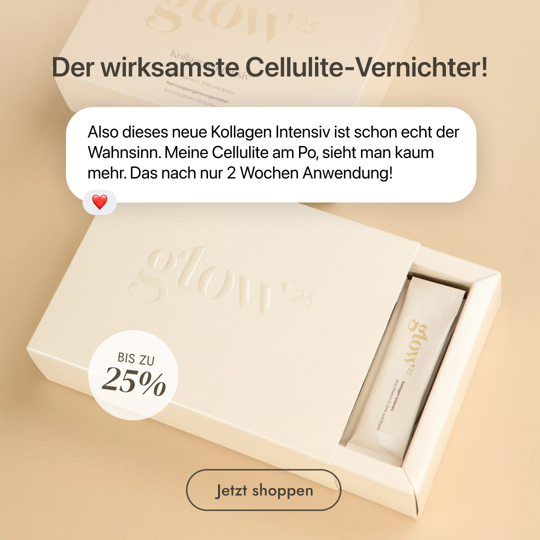 Glow25 - The Collagen Company Facebook ad: Jetzt 2+1 GRATIS