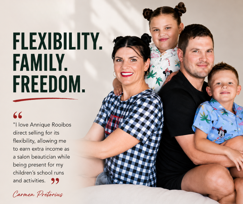 Annique Rooibos Home Office Facebook ad