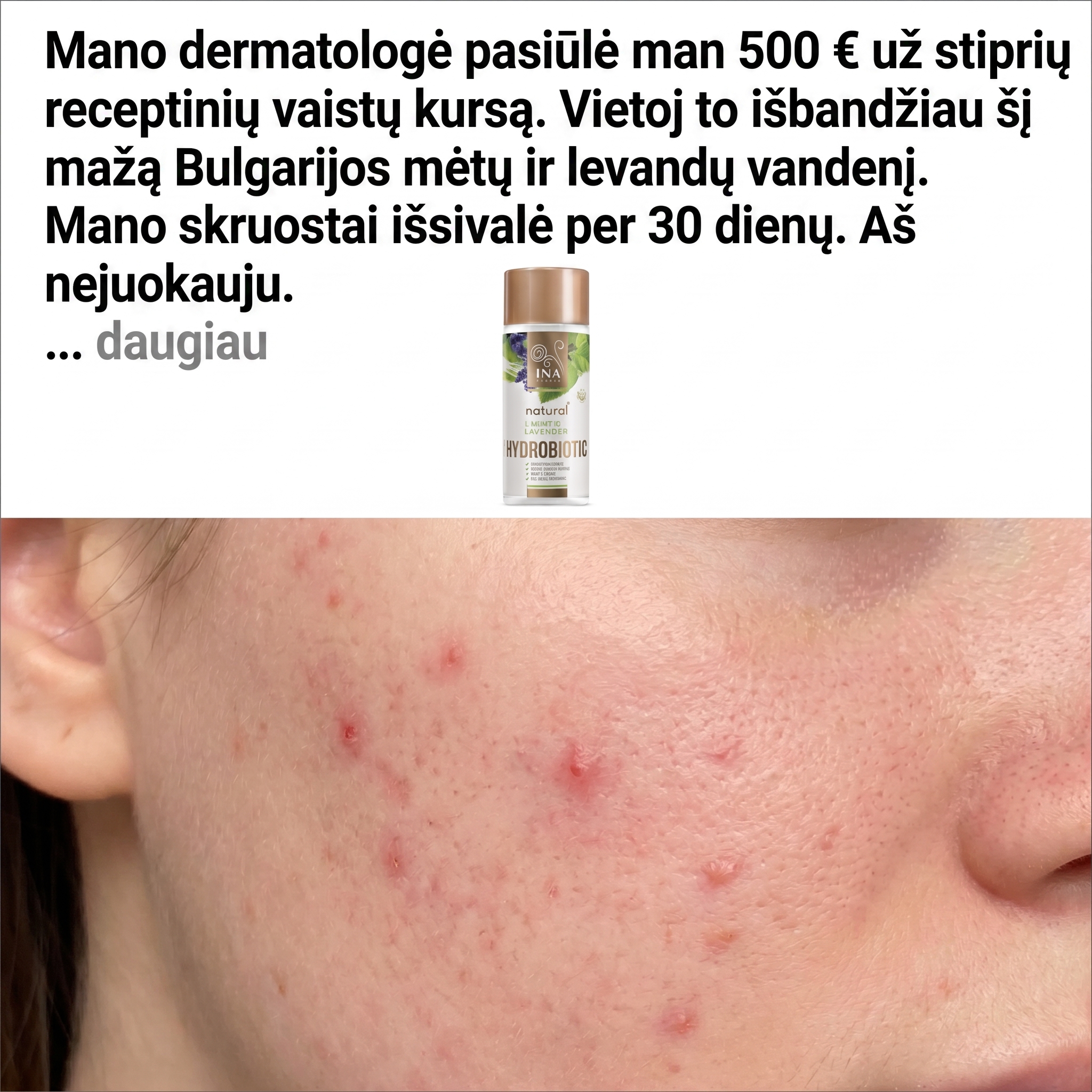 InaEssentials.lt - Organinė Kosmetika Facebook ad