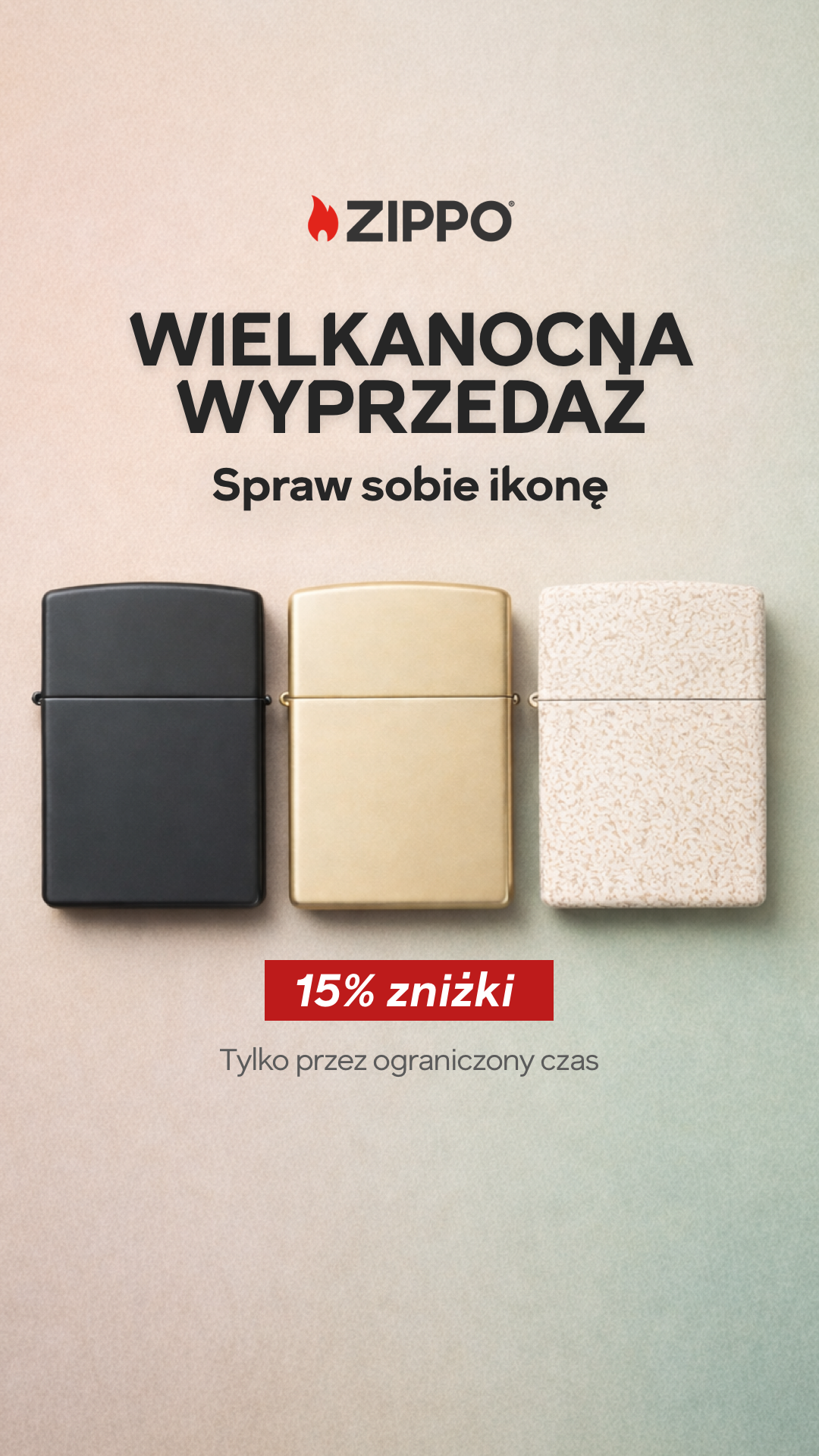 Zippo Europe Facebook ad