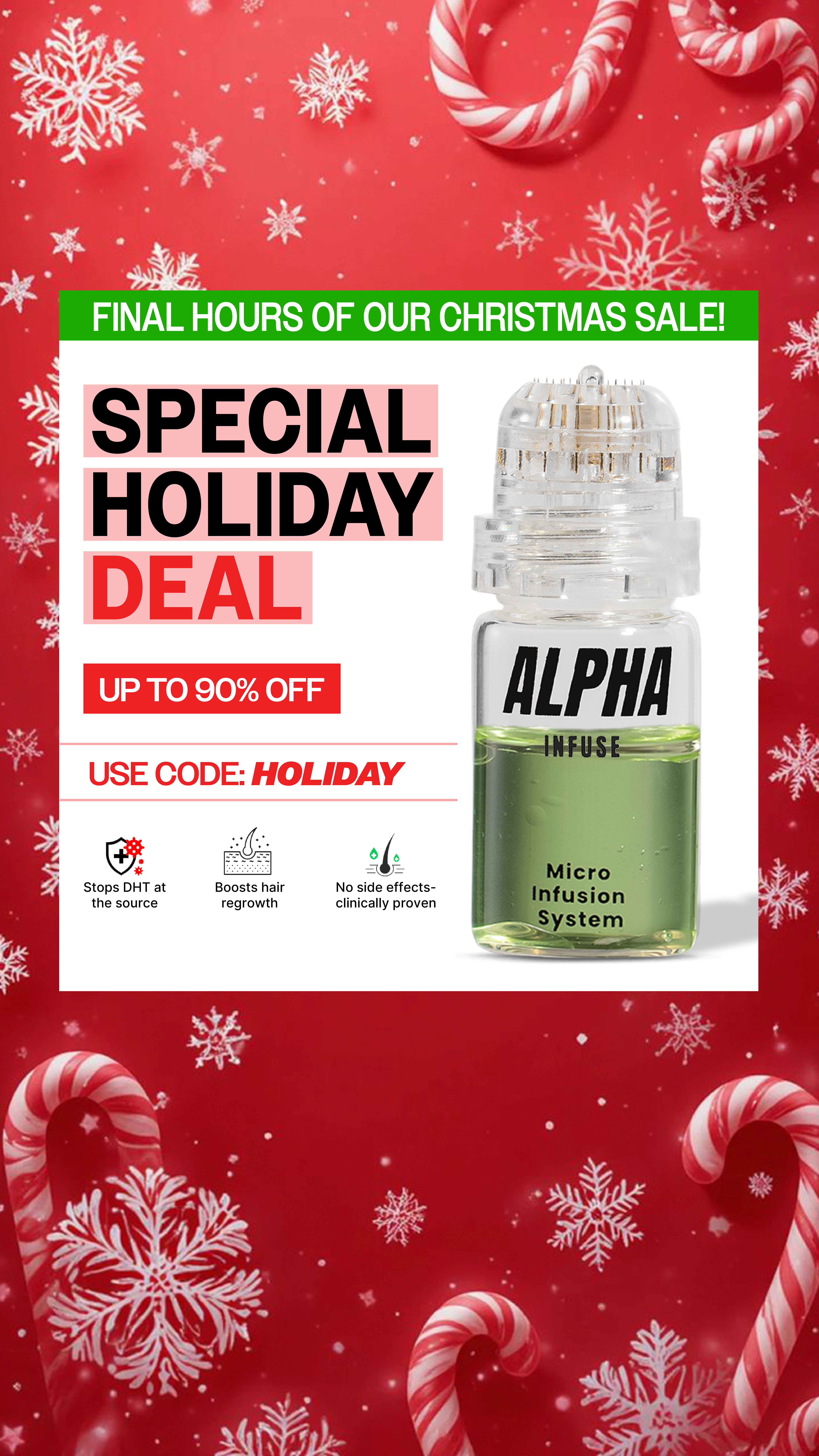 AlphaInfuse Facebook ad