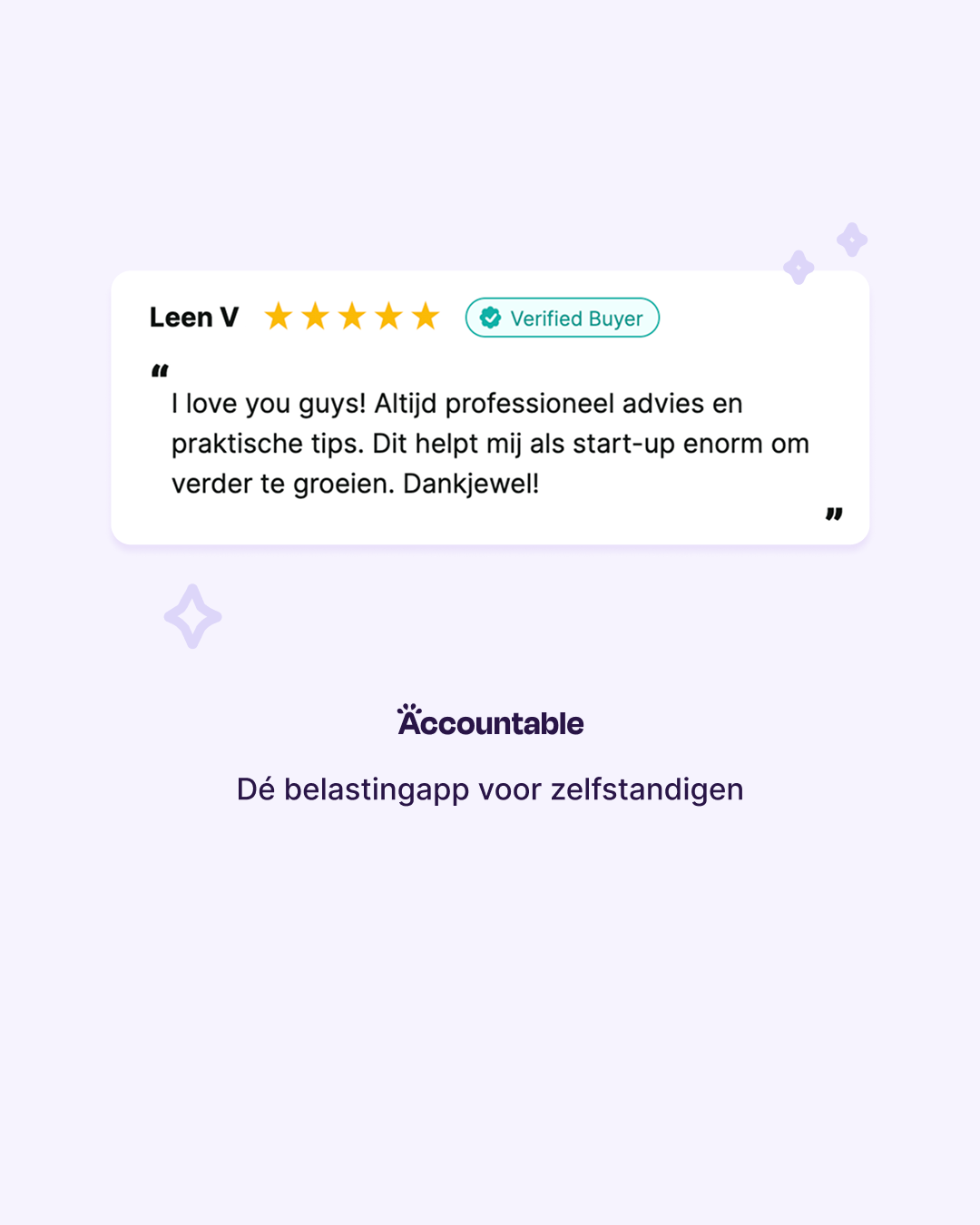 Accountable Facebook ad