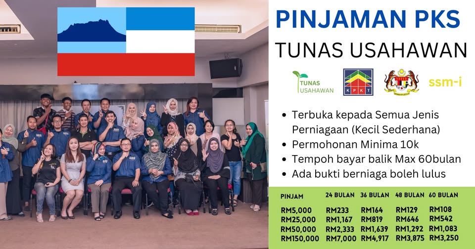 Tunas Usahawan PKS TUPKS Facebook ad: Tunas Usahawan merupakan Institusi Kewangan khas untuk…