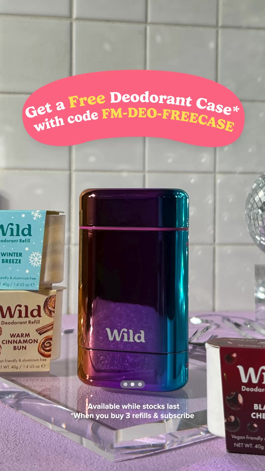 Blusher Facebook ad: Free case? Say less!