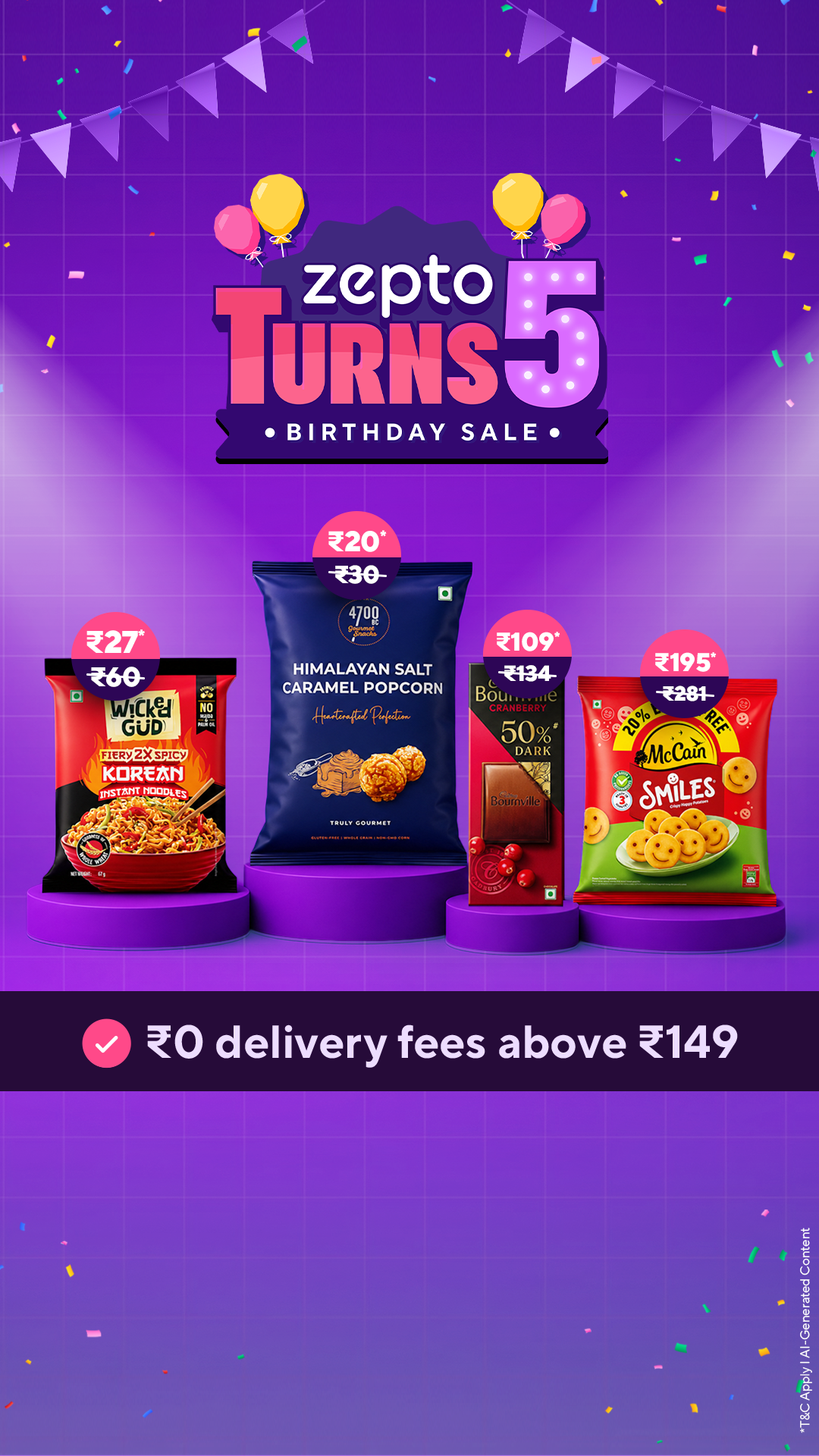 Zepto Facebook ad