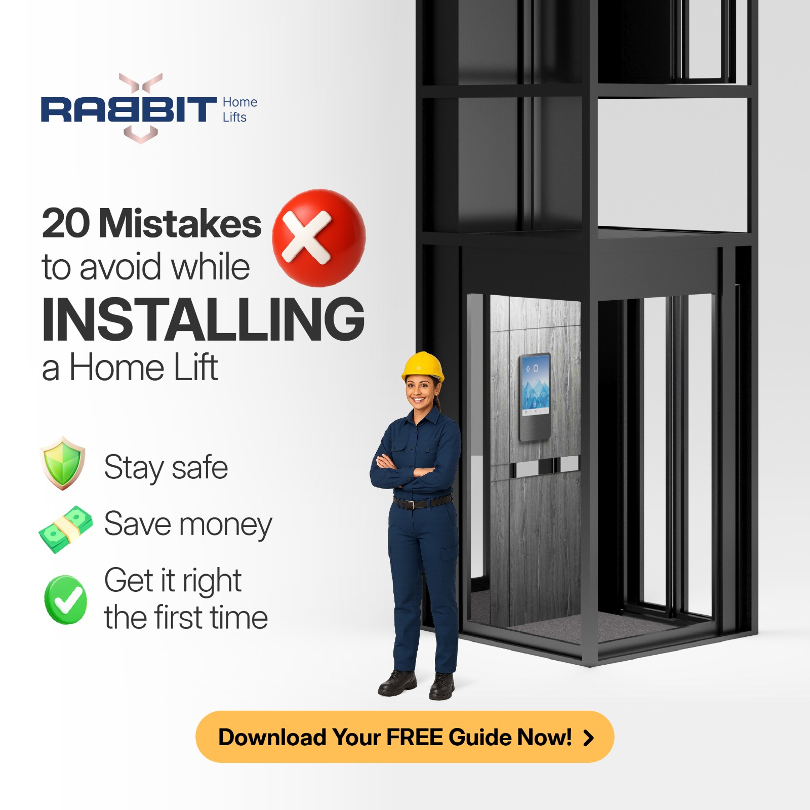 Rabbit HOME LIFTS Facebook ad
