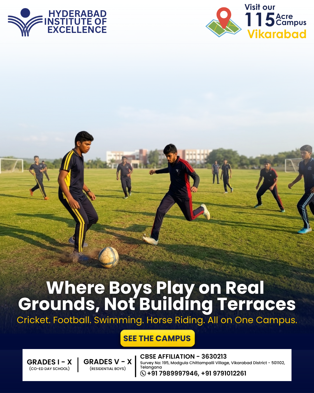 Hyderabad Institute Of Excellence Facebook ad
