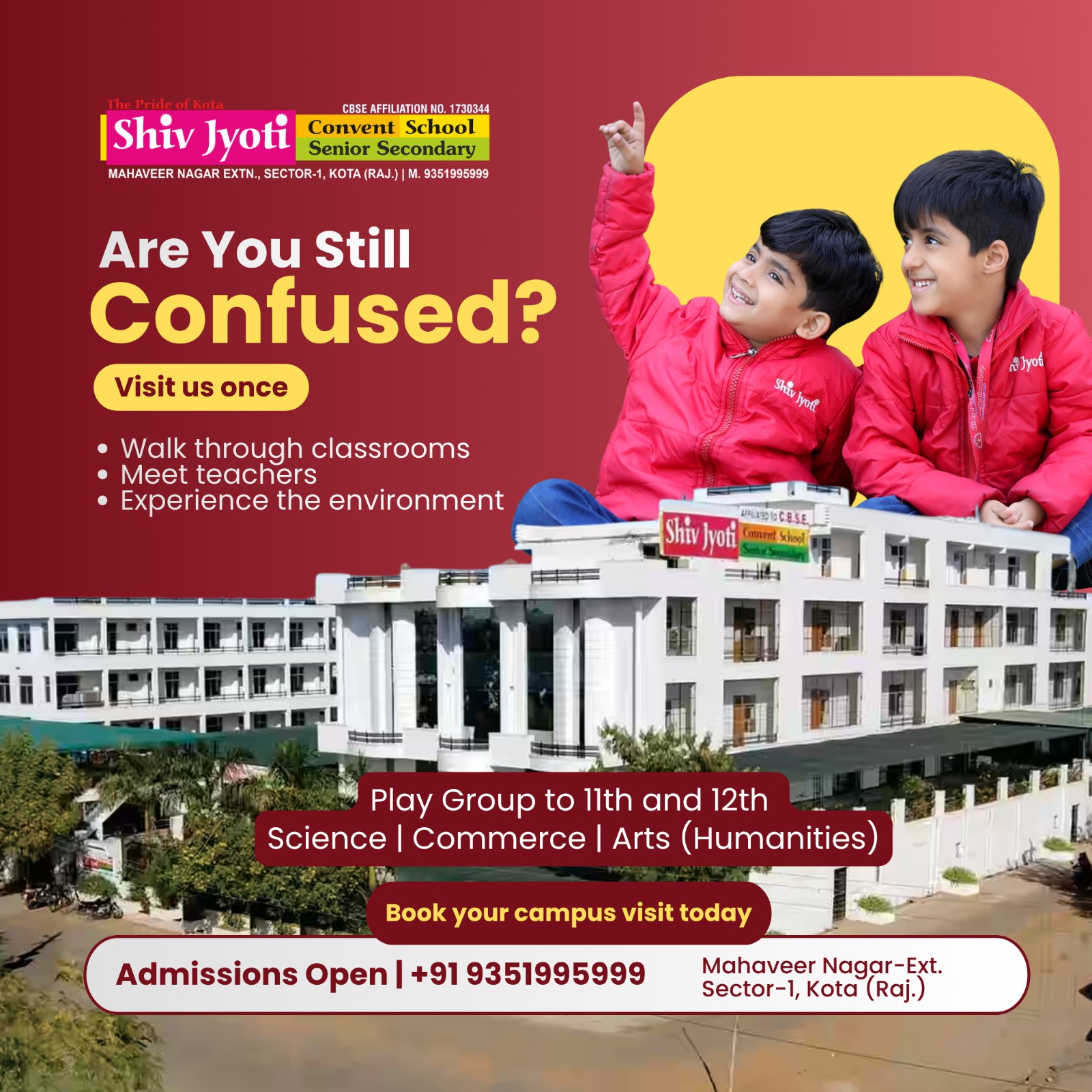 Shiv Jyoti Convent School Facebook ad
