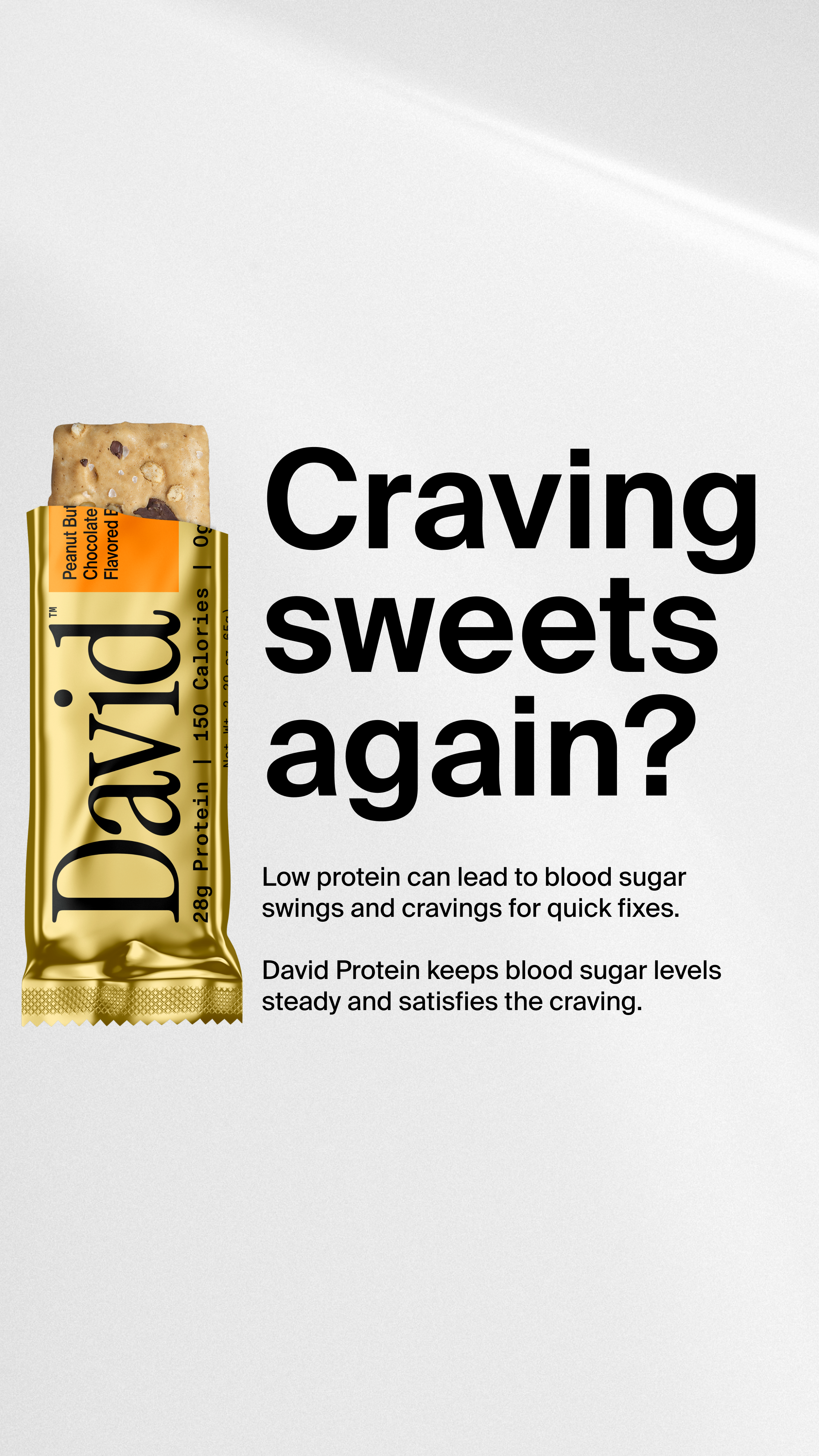 David Protein Facebook ad