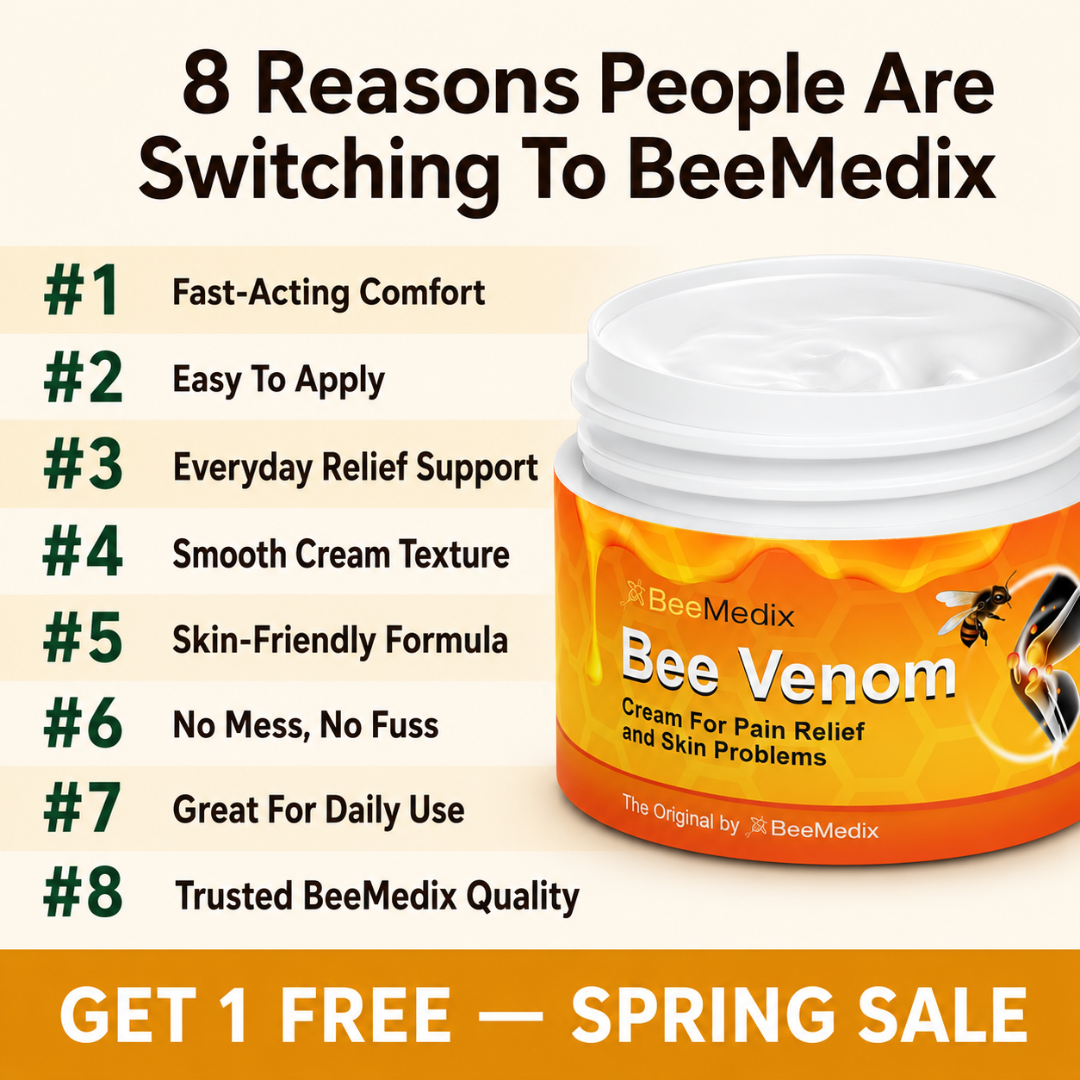 BeeMedix Facebook ad: America's #1 Natural Pain Relief Cream