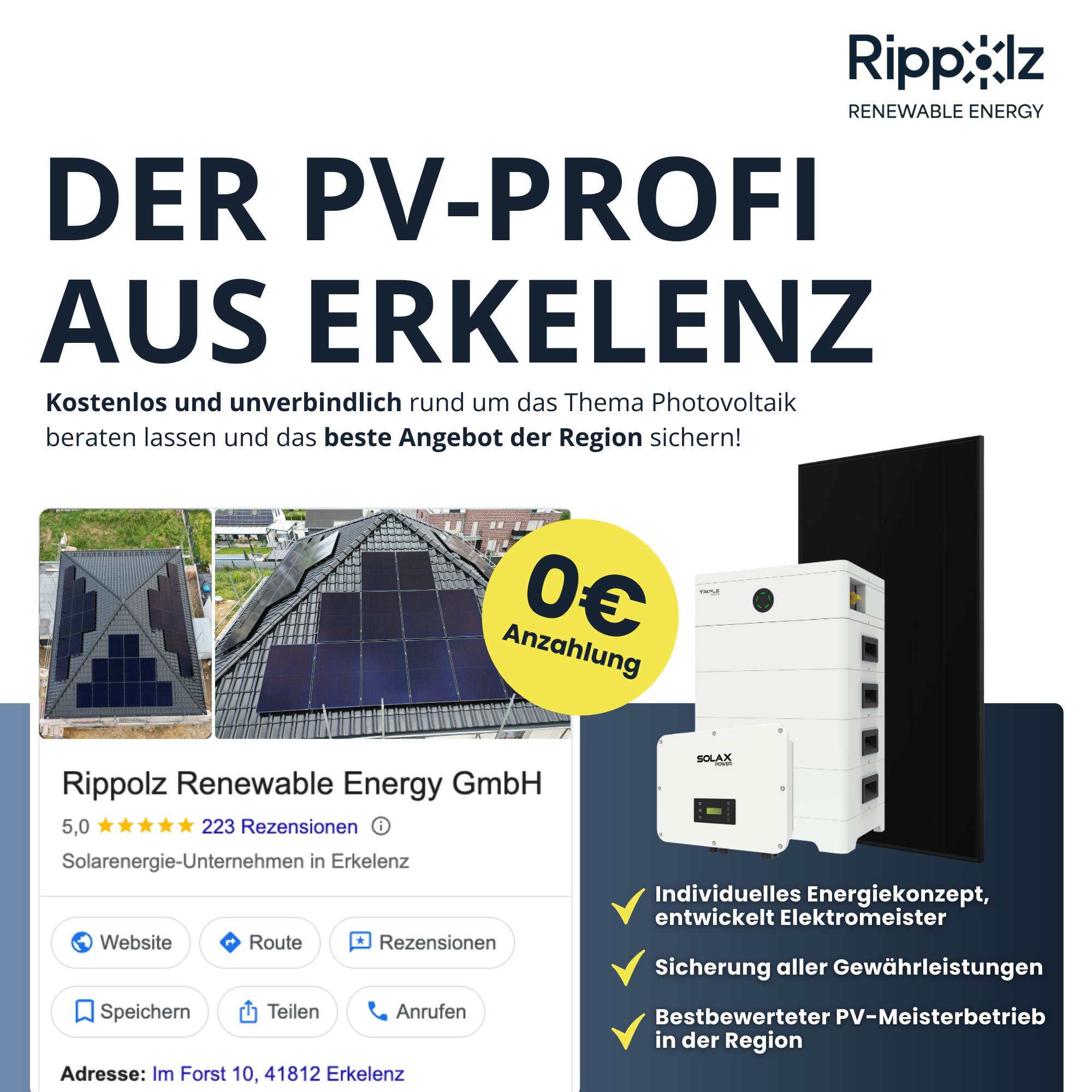 Rippolz Renewable Energy Facebook ad from Mar 13, 2026