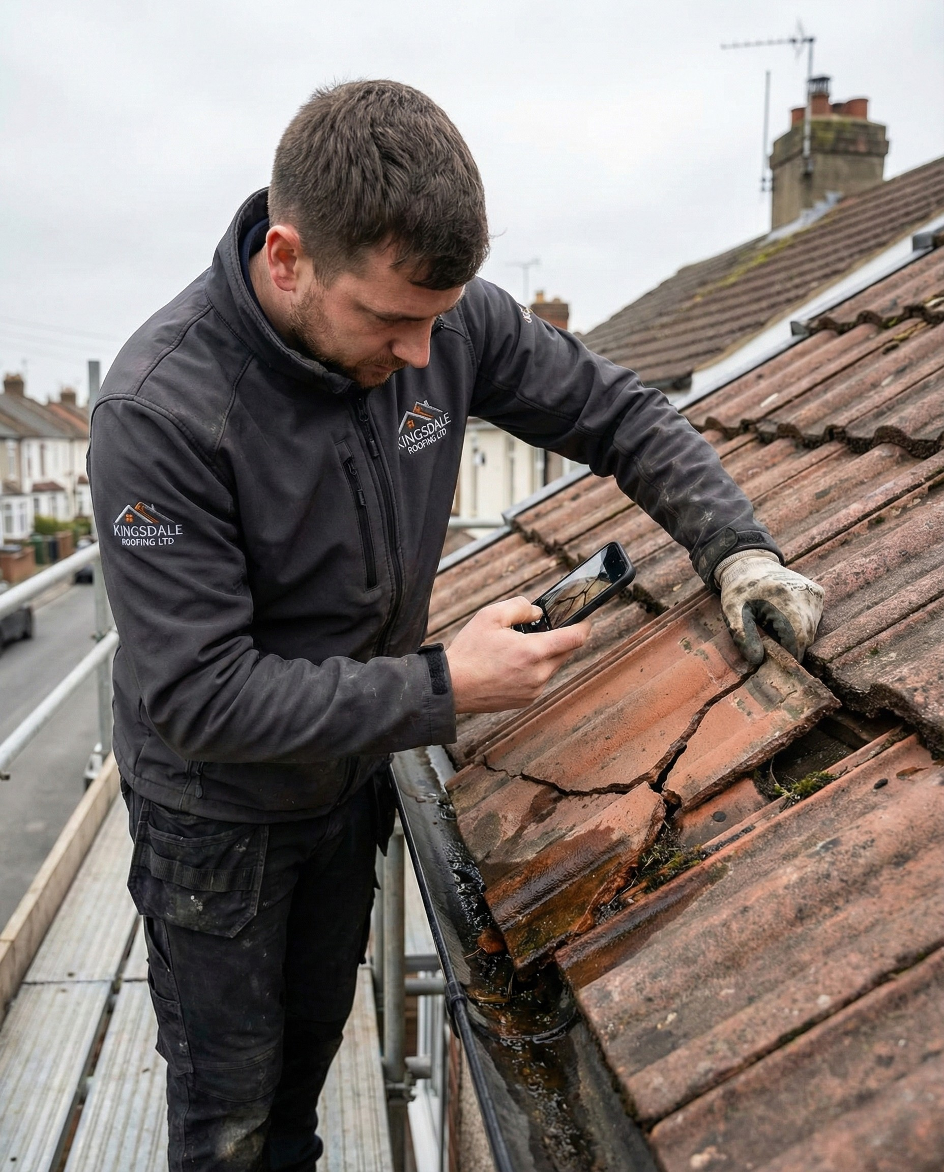 Kingsdale Roofing Facebook ad: Want a No-Nonsense Roof Assessment?