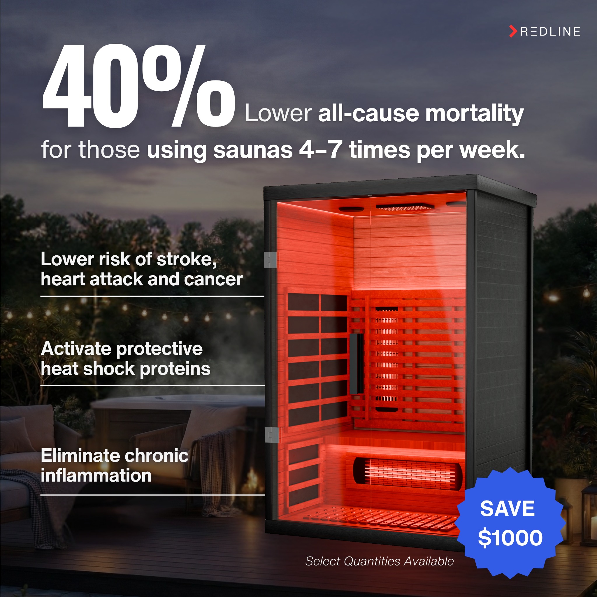 Redline LED Facebook ad