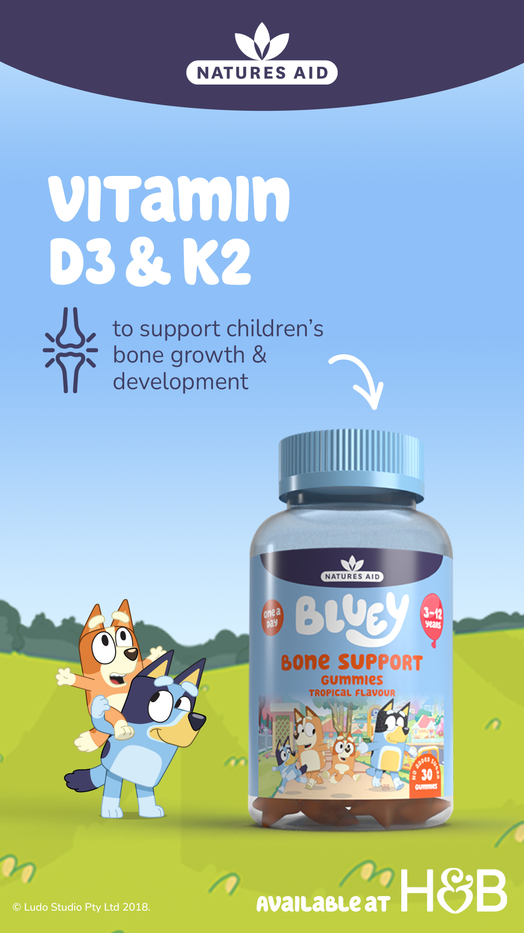 Natures Aid Juniors Facebook ad
