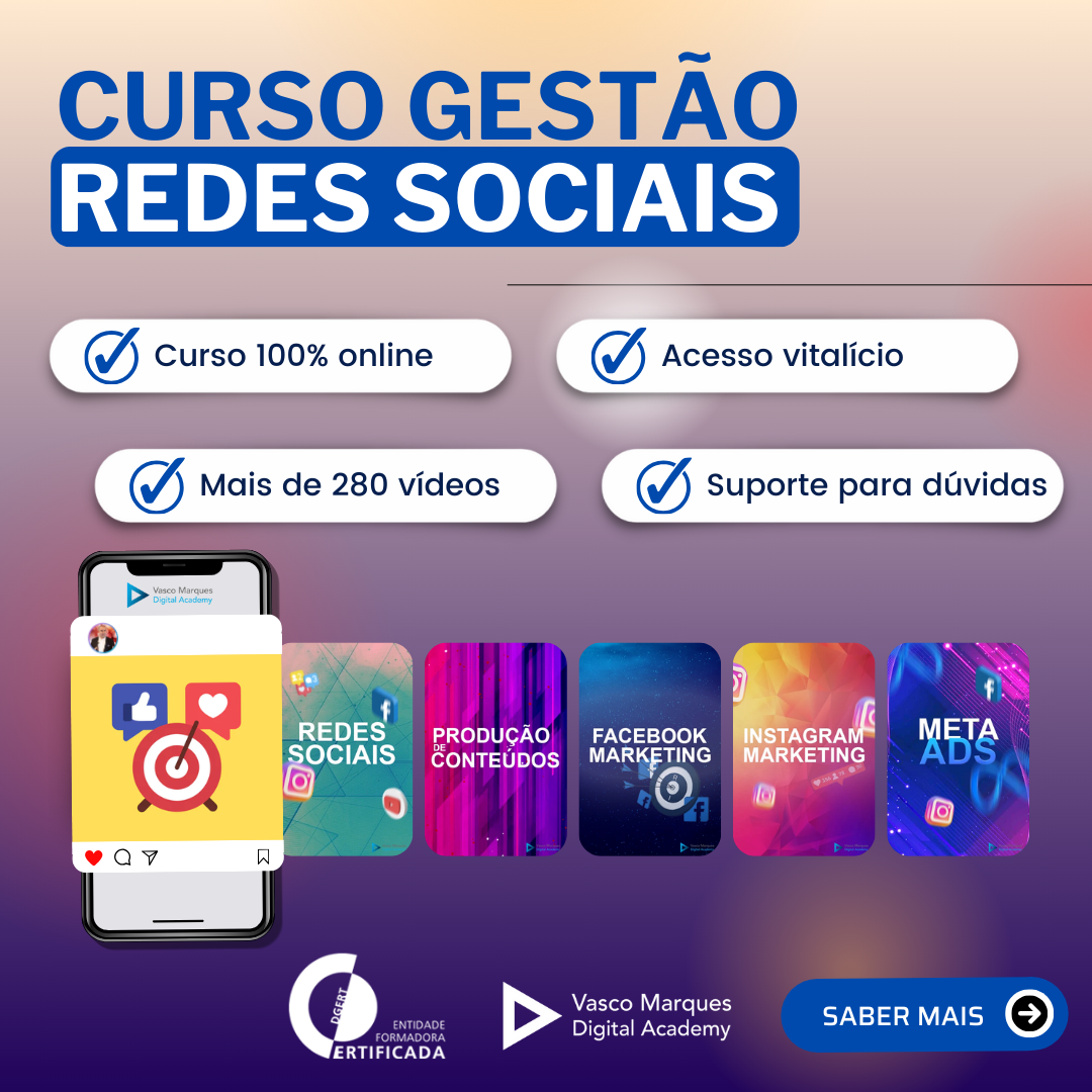 Web2business - Vasco Marques Digital Academy Facebook ad
