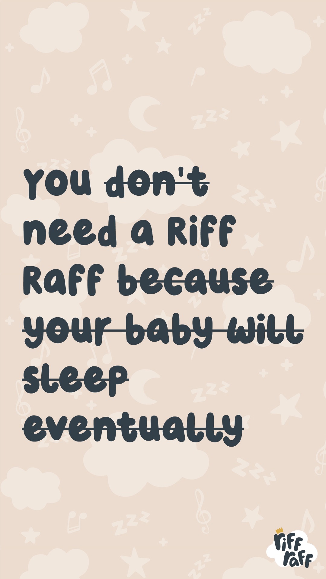 RIFF RAFF SLEEP TOYS Facebook ad