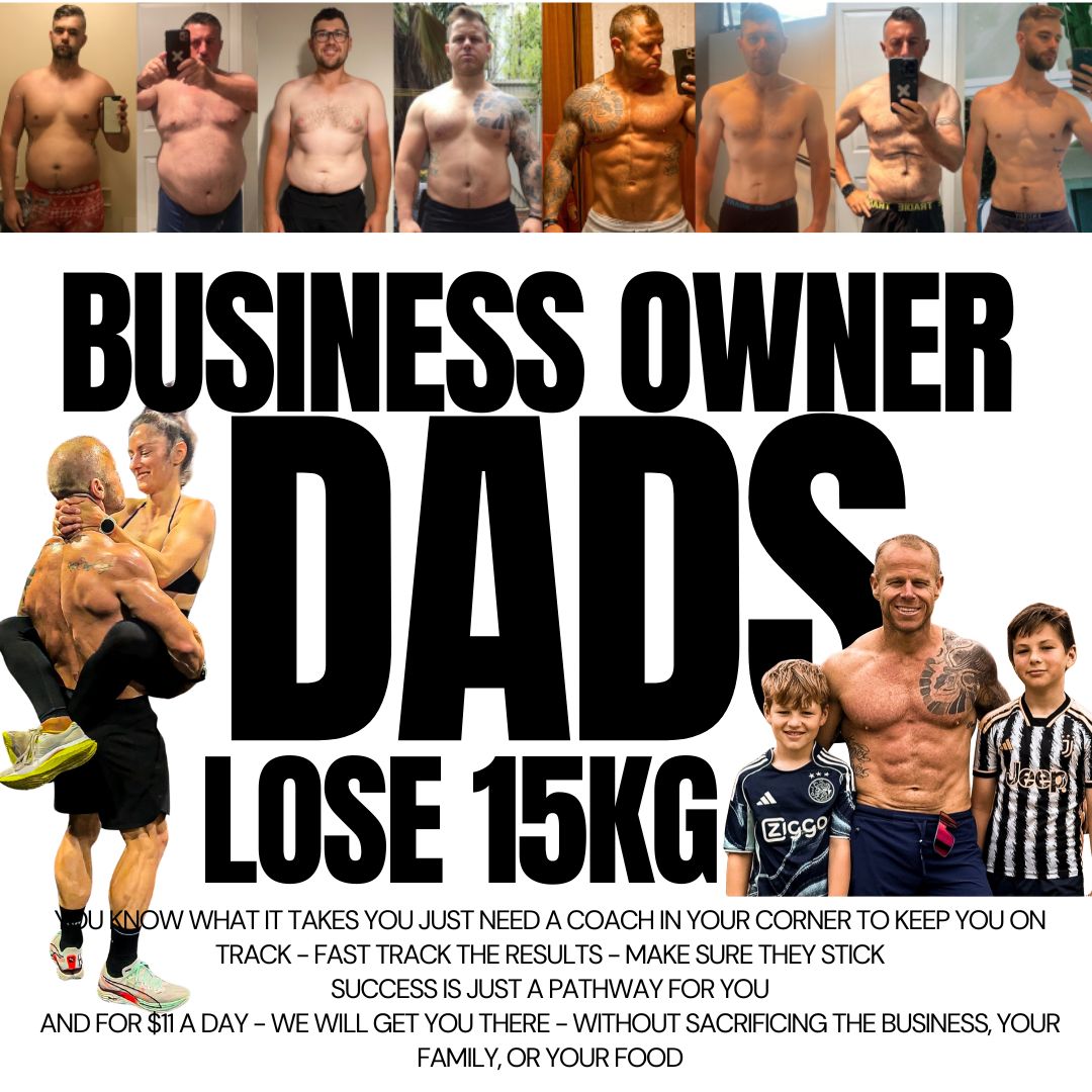 Fit Dads Club Facebook ad: DAD BOD CHALLENGE - Lose 15kg+