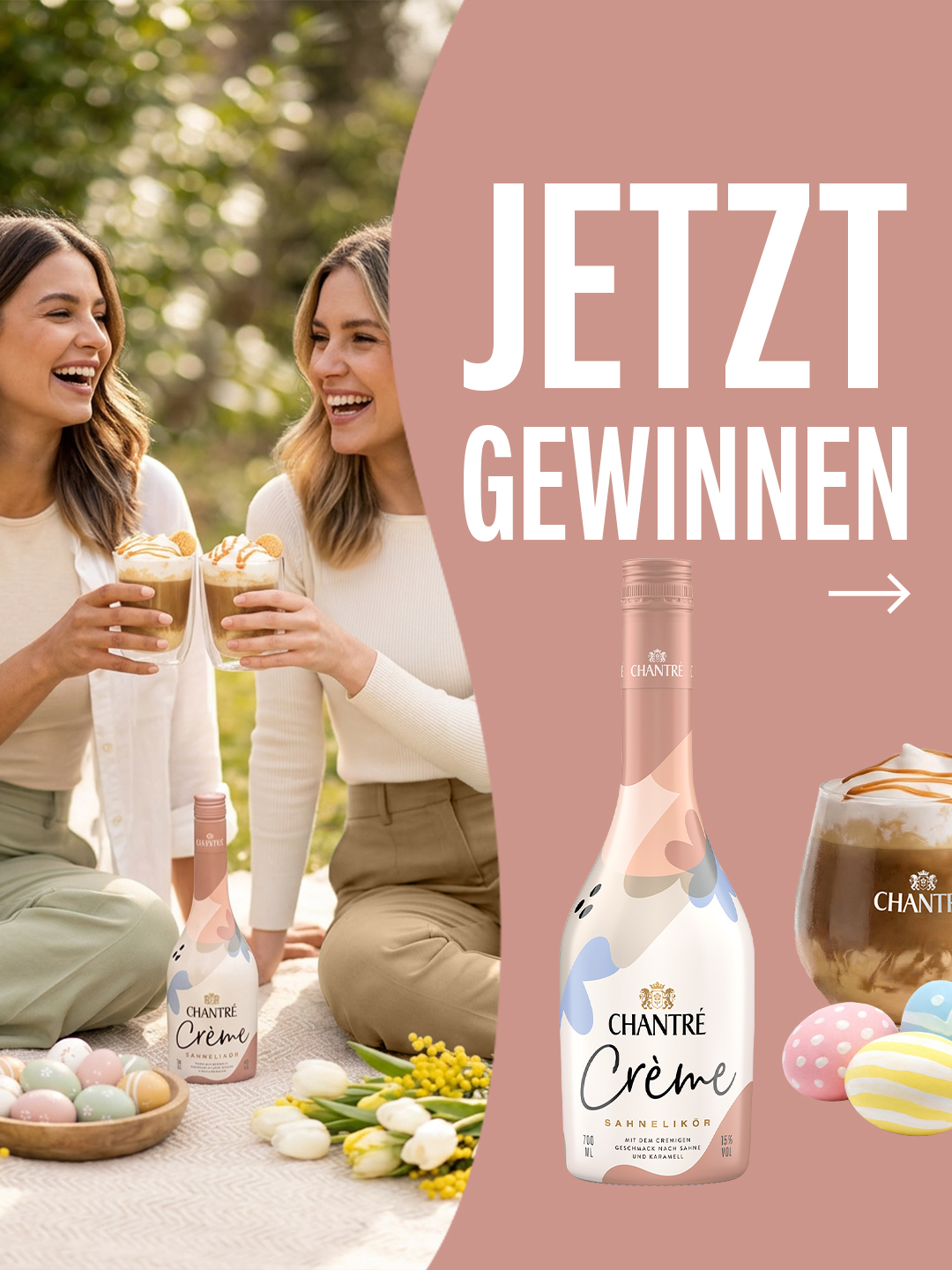 CHANTRÉ Facebook ad: Lust auf ein flüssiges Dessert?