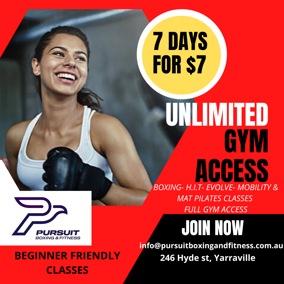 Pursuit Boxing and Fitness Facebook ad