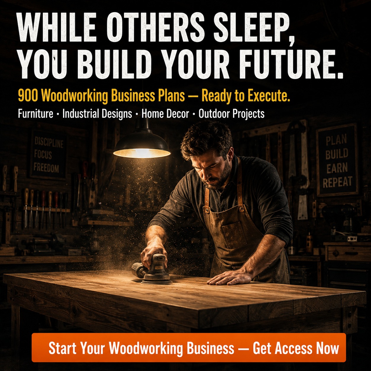 Carlos Woodworking: Furniture Guides Facebook ad: +900 Woodworking Furniture Plans