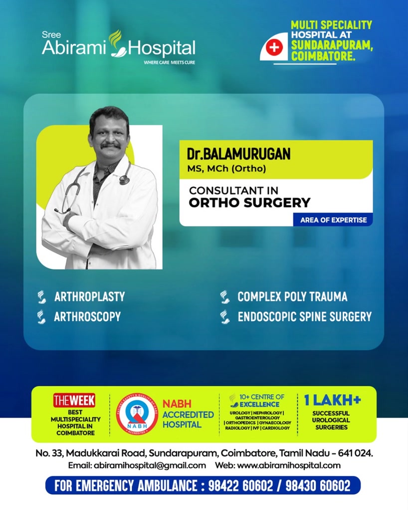 Sree Abirami Hospital Facebook ad