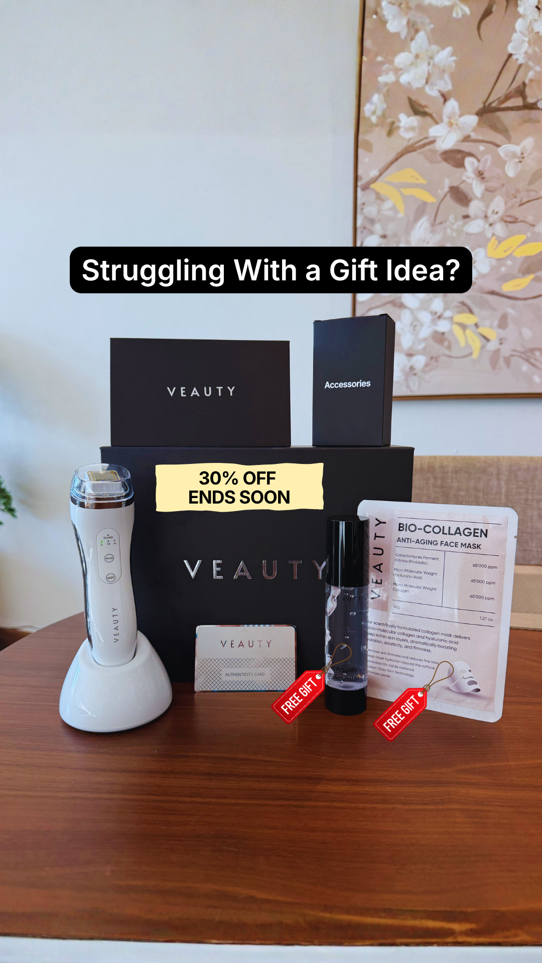 Veauty Facebook ad