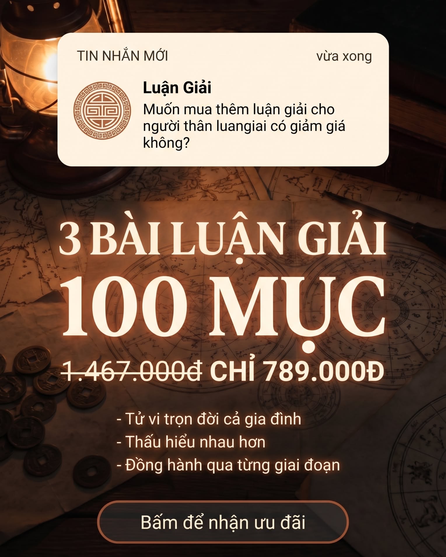 Luangiai.vn - Tra Cứu & Luận Giải Tử Vi Trọn Đời Facebook ad