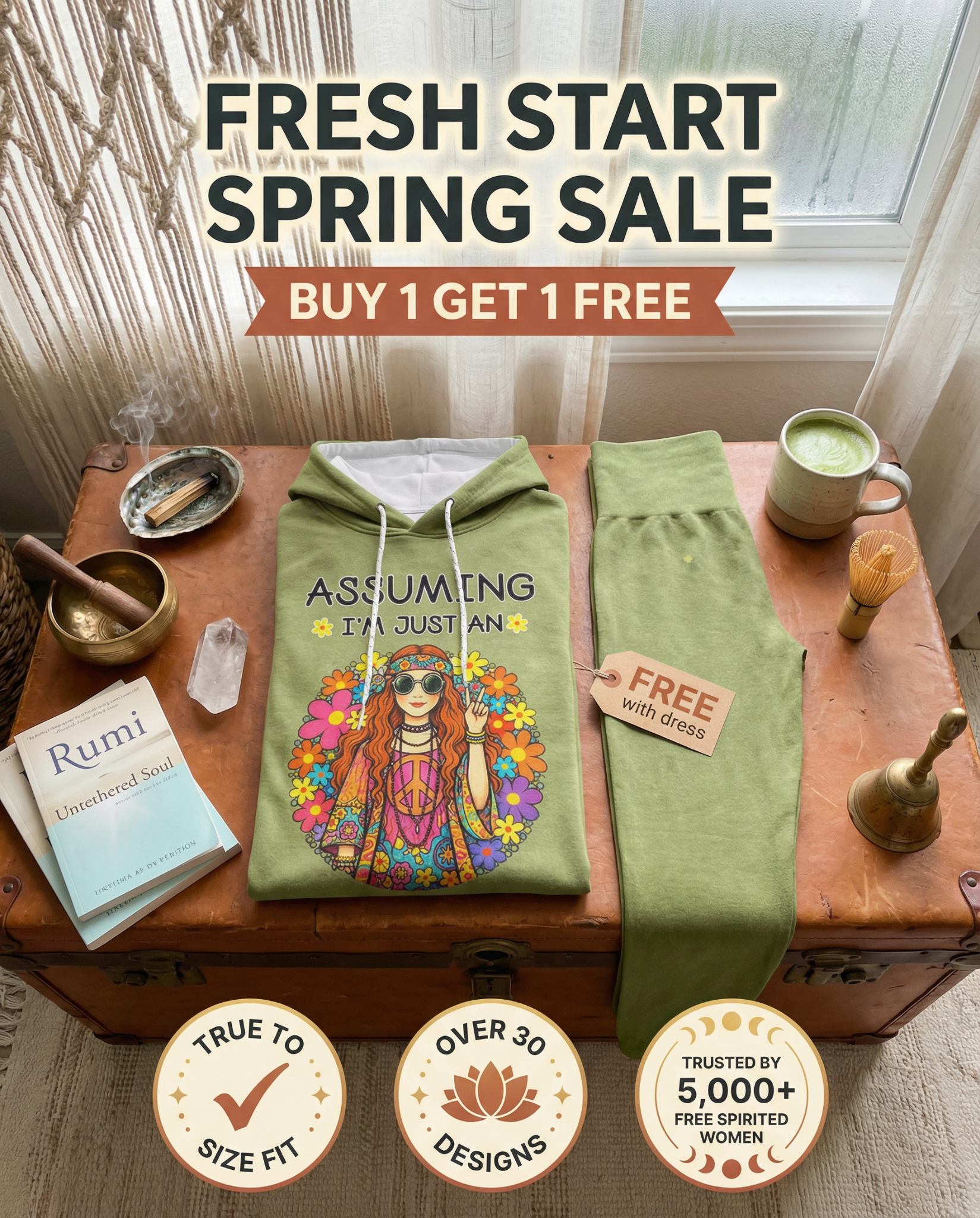Slowmoons Facebook ad: Buy 1 Get 1 FREE: Your Spring Fresh Start Awaits PRIMARY…