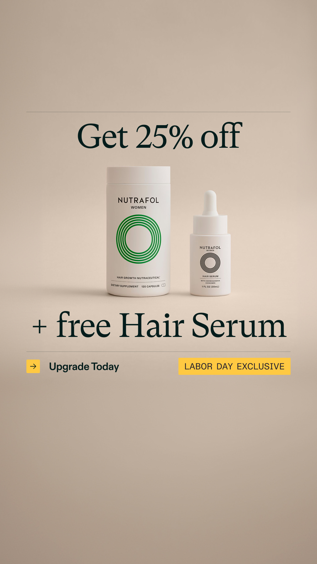 Nutrafol Facebook ad
