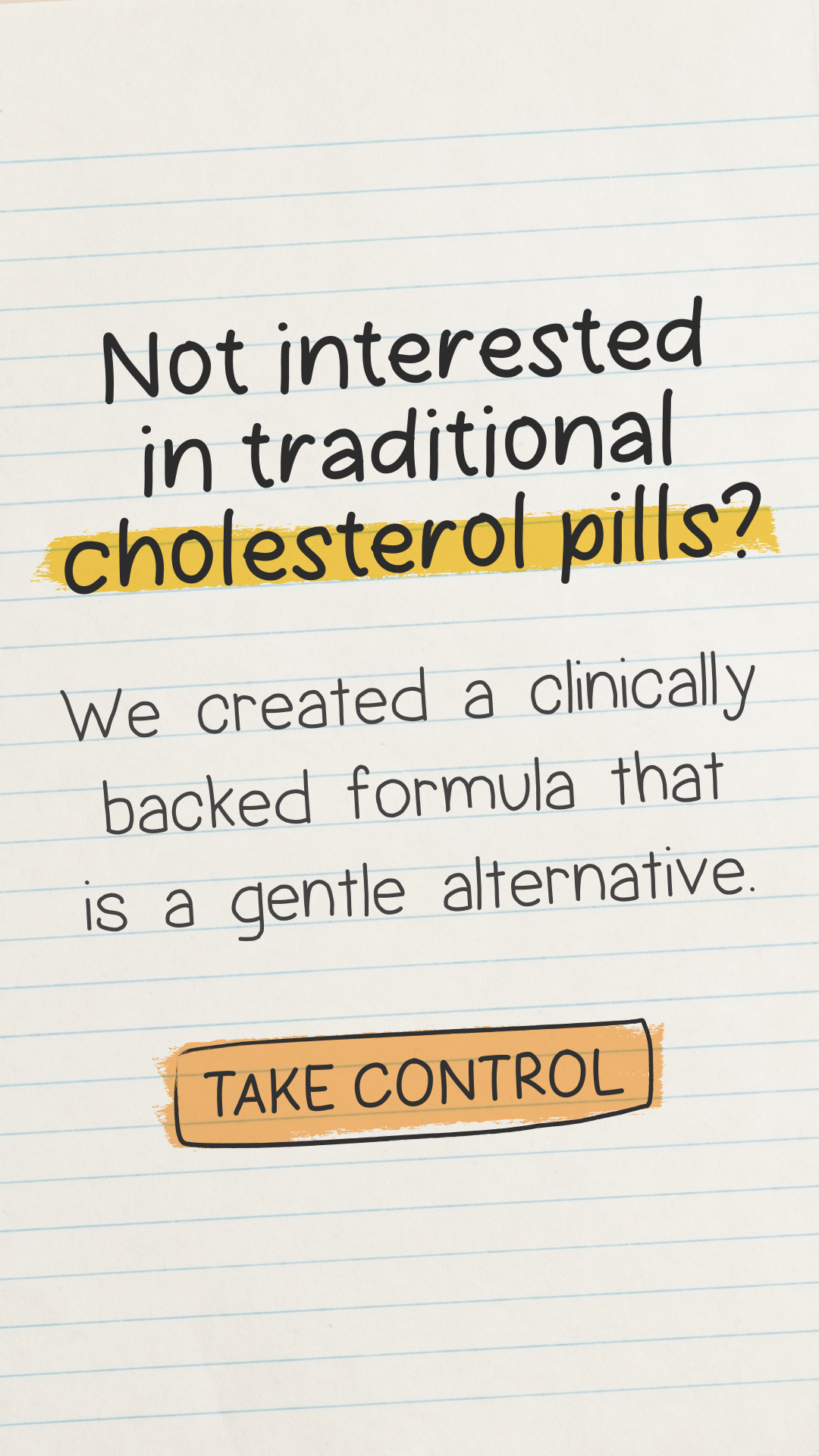Dose for Cholesterol Facebook ad