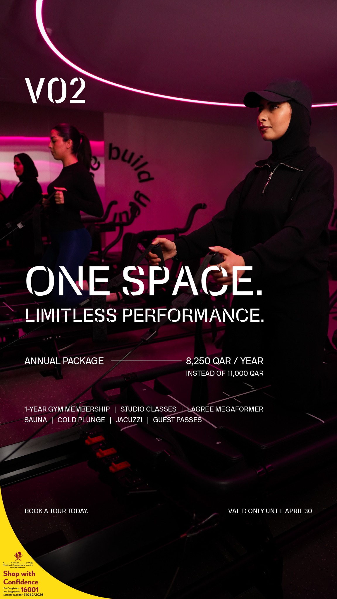 VO2Gym Facebook ad