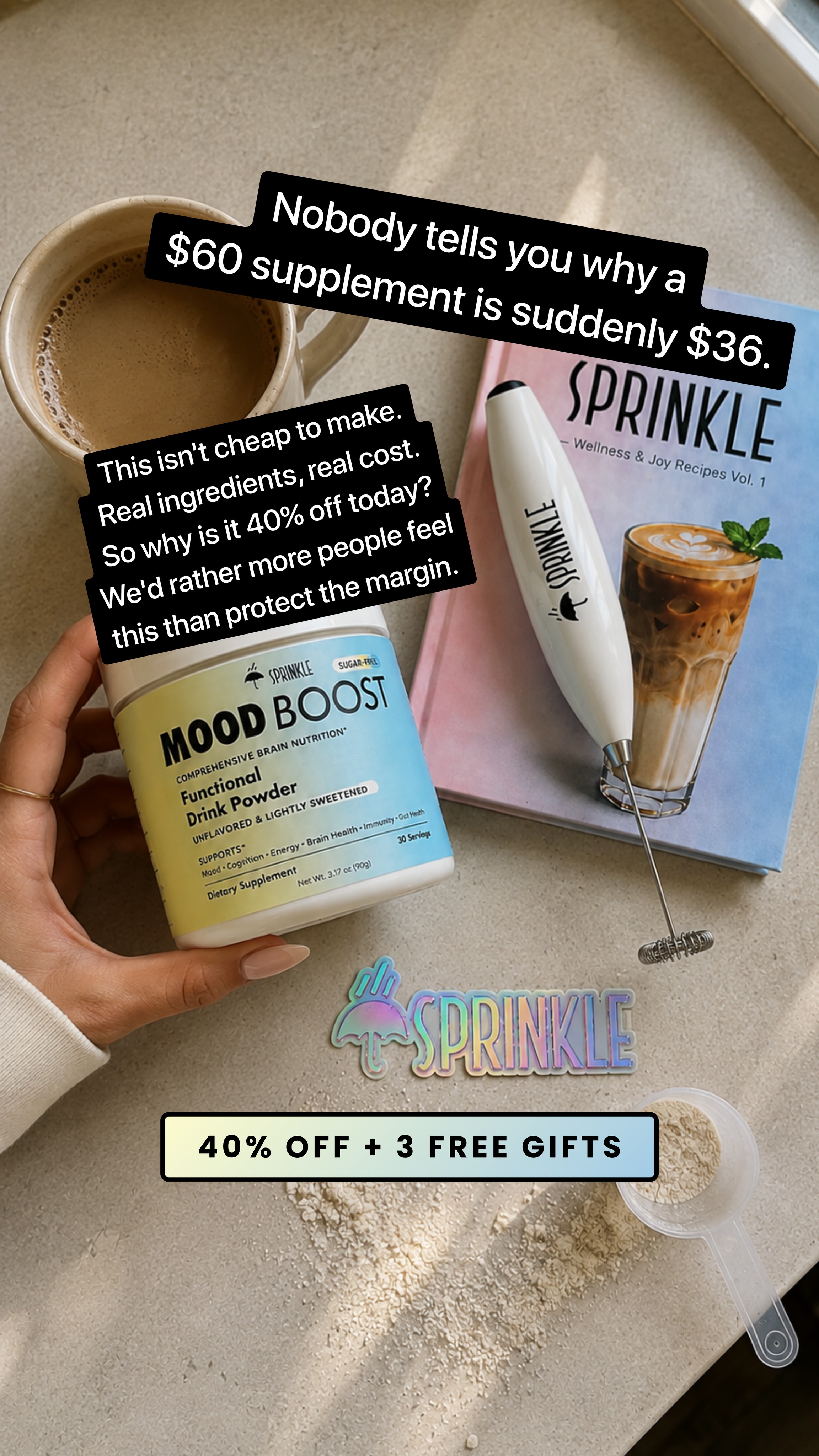Buy Sprinkle Facebook ad