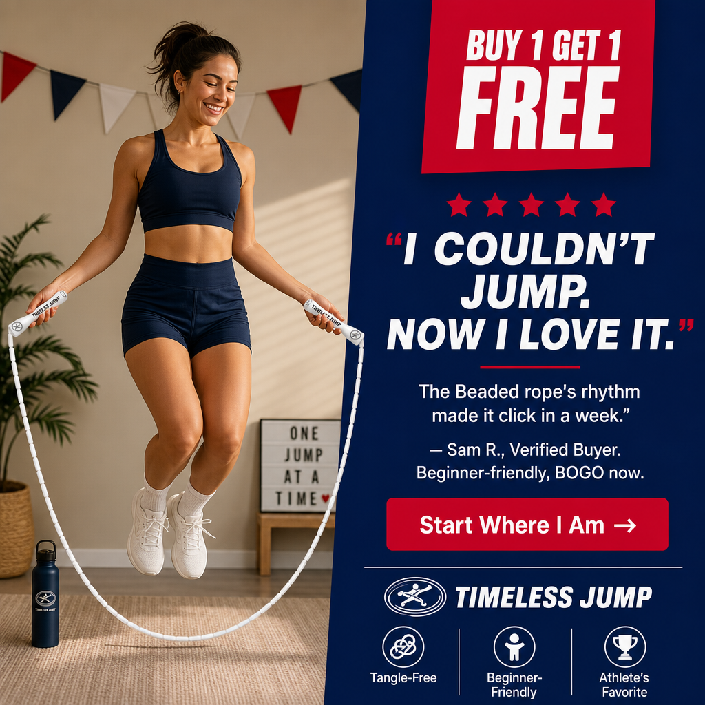 Timeless Jump Facebook ad: Two Ropes. One Price. This Weekend Only.