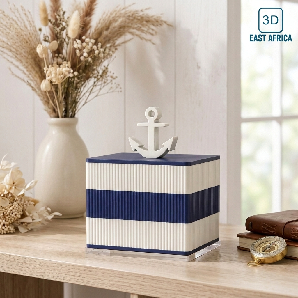 3D East Africa Facebook ad: 3D Printed Japendi Storage Box | Ksh 3,000 | Limited Edition