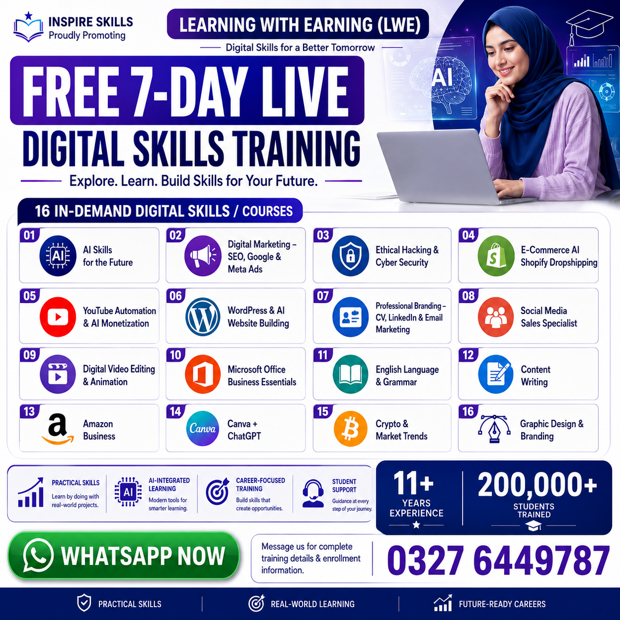 Inspire Skills Hub Facebook ad