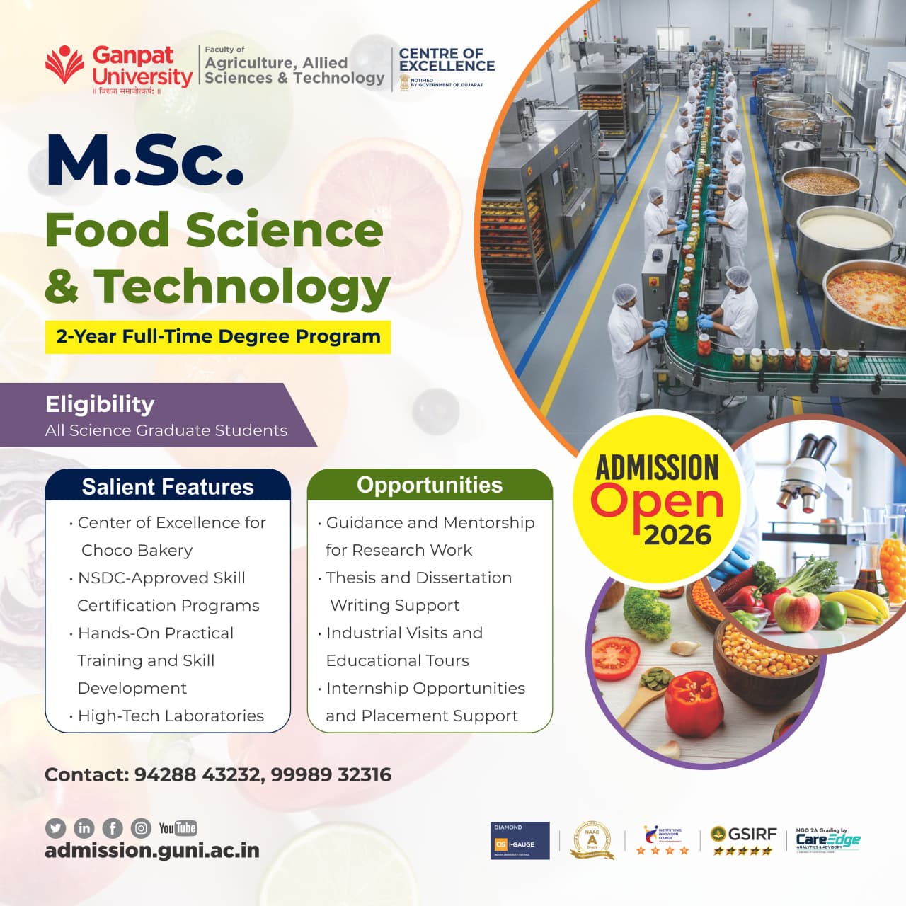 Ganpat University - GUNI, India Facebook ad