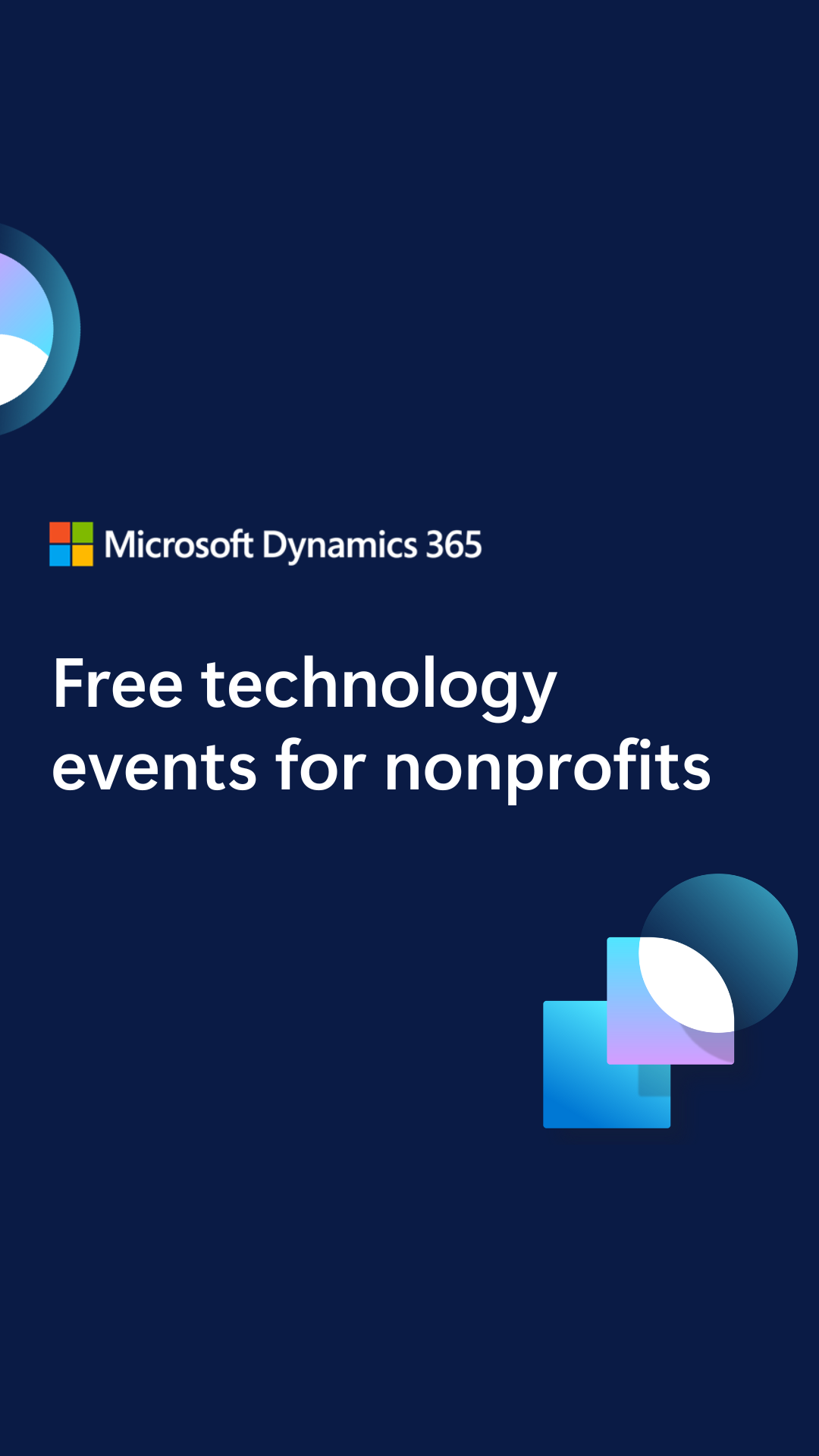 Microsoft for Nonprofits Facebook ad