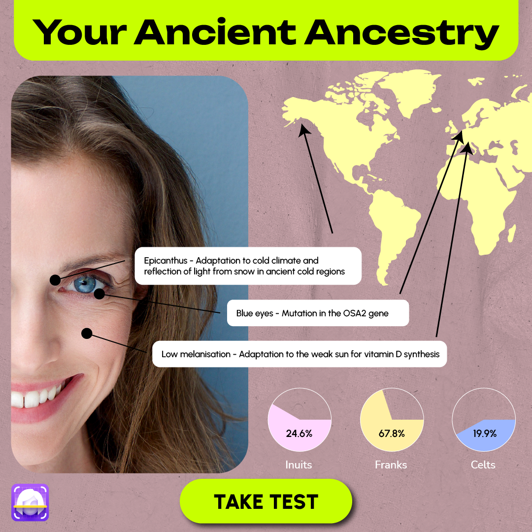 DNA test online Facebook ad
