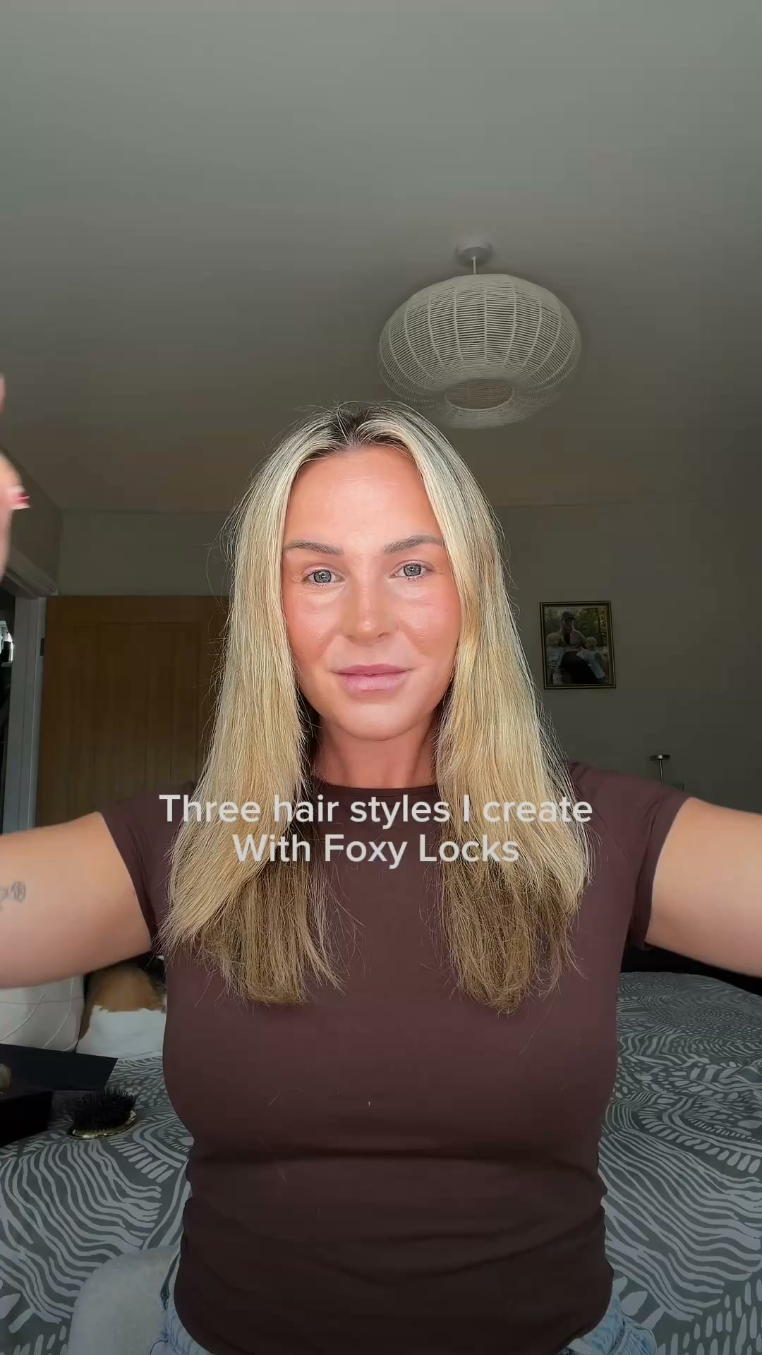 Official Foxy Locks Extensions Facebook ad: 3 hairstyles, one set of Foxy Locks