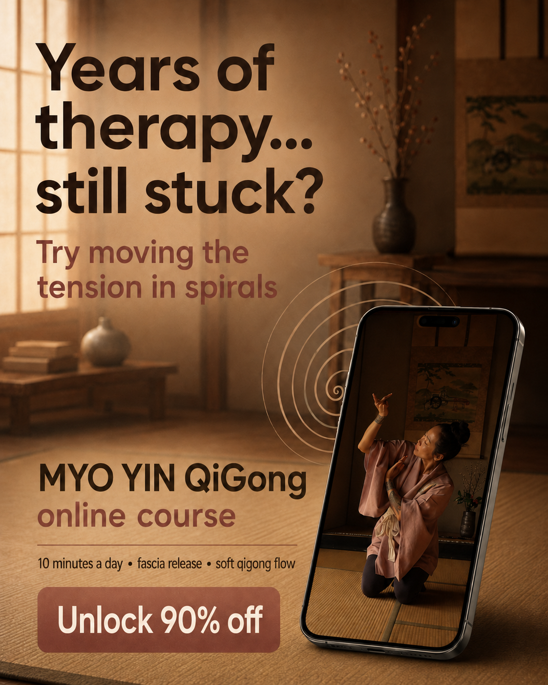 Newmindstart Body Facebook ad: MYO YIN QiGong